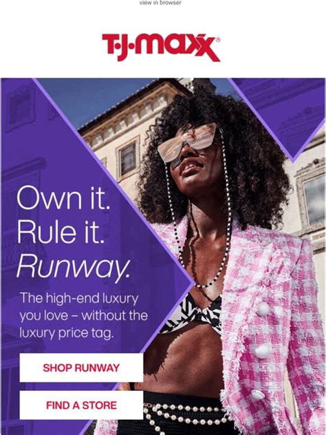 tj maxx runway sale.